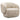 Milano Loungesessel Beige Tiger – Vorderansicht schräg