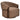 Marina Drehsessel Brown Blockweave von Richmond – Schrägansicht vorne