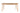 Glimps 120/162x80 Natur Esstisch von Zuiver