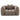 Hogan Loungesessel Mocca Chunky – Frontansicht mit Dekokissen
