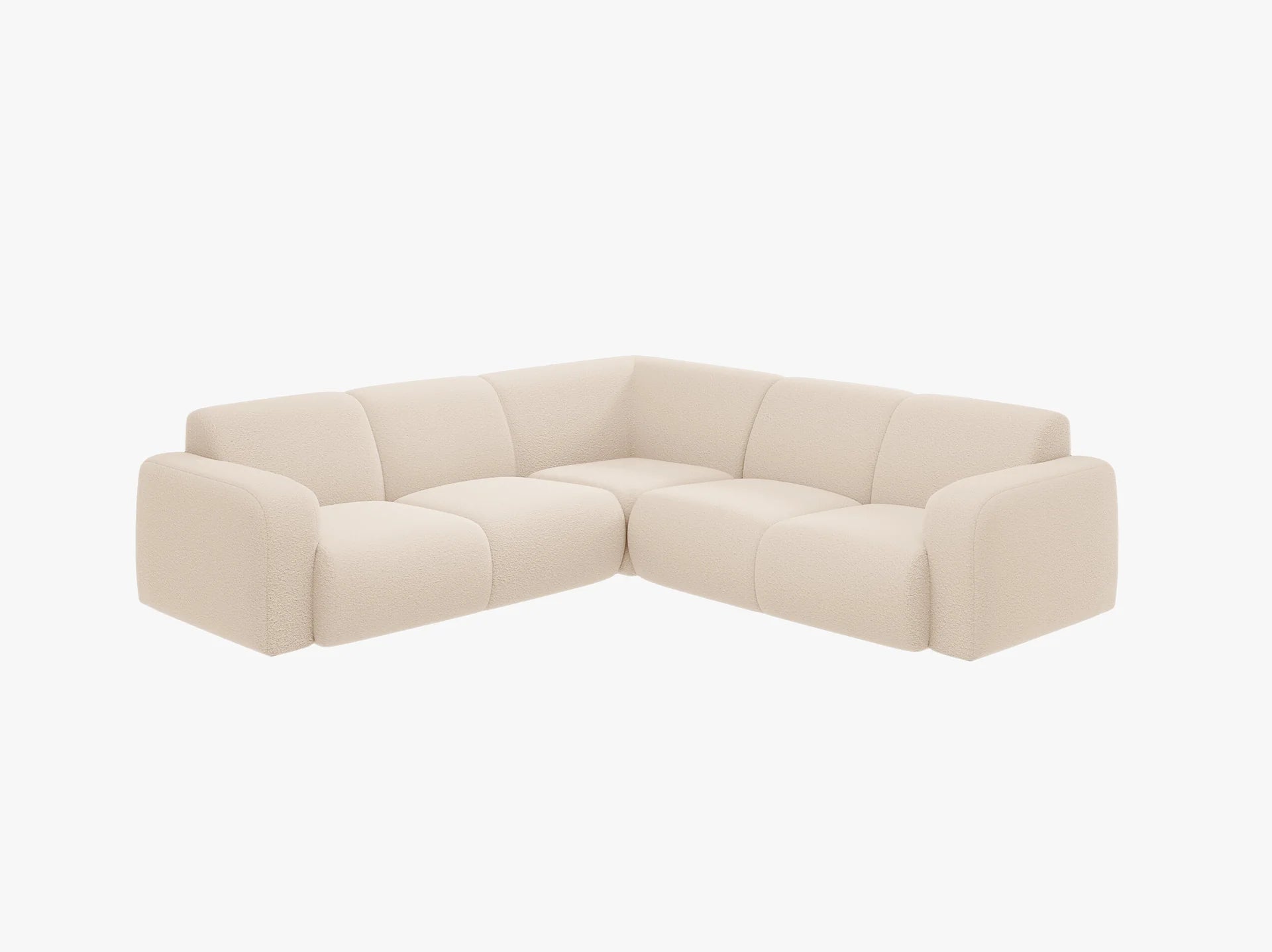 Symmetrisches Ecksofa, „Molino“, 5 Sitze, 252x252x75