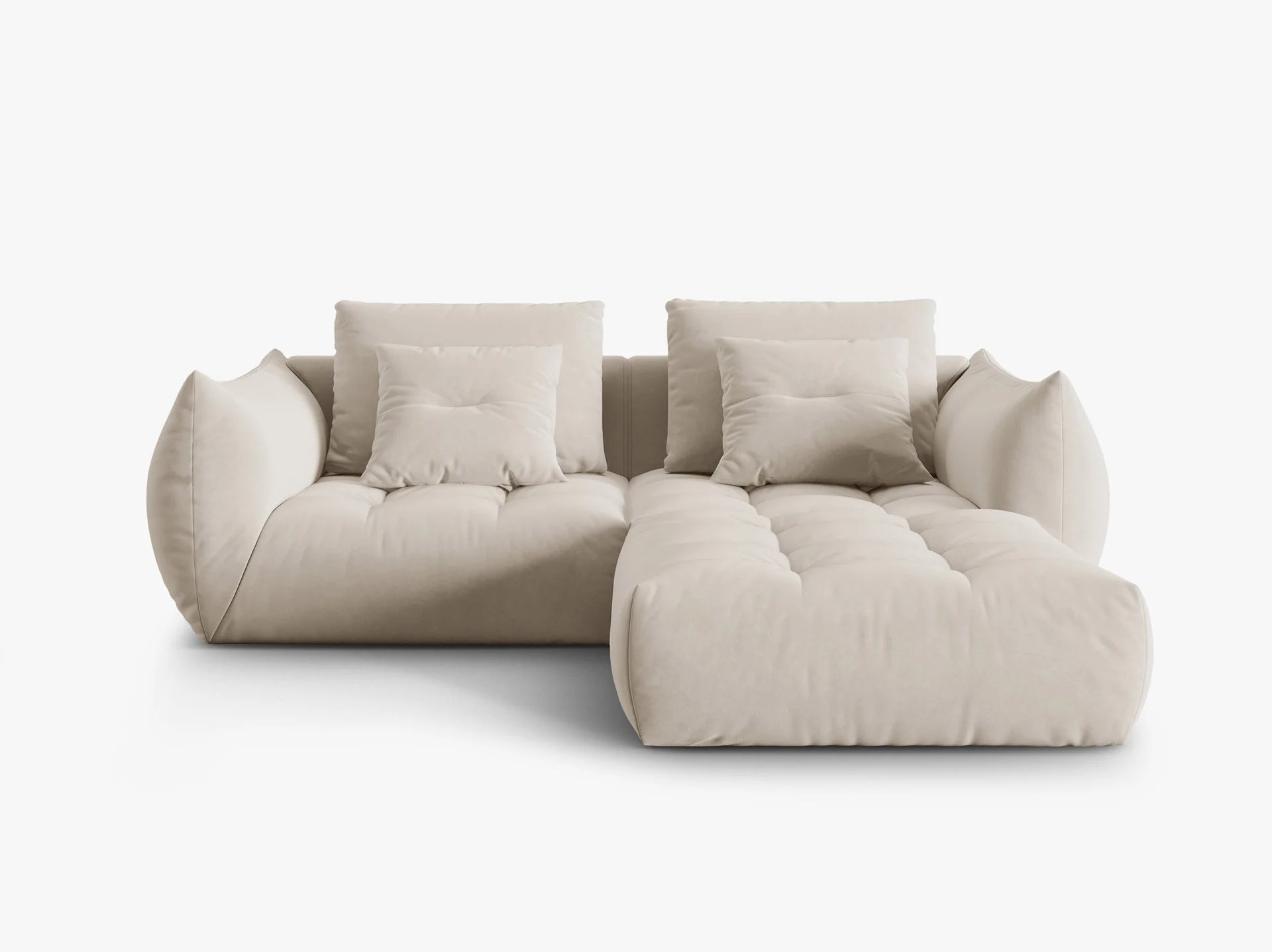 Modulares Sofa, „Bloom“, 3 Sitze, 232x216x95