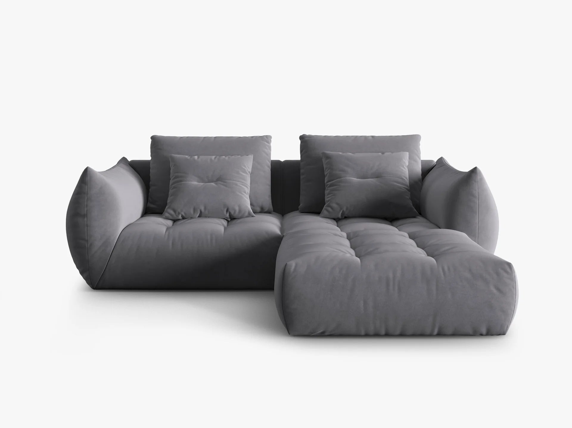 Modulares Sofa, „Bloom“, 3 Sitze, 232x216x95