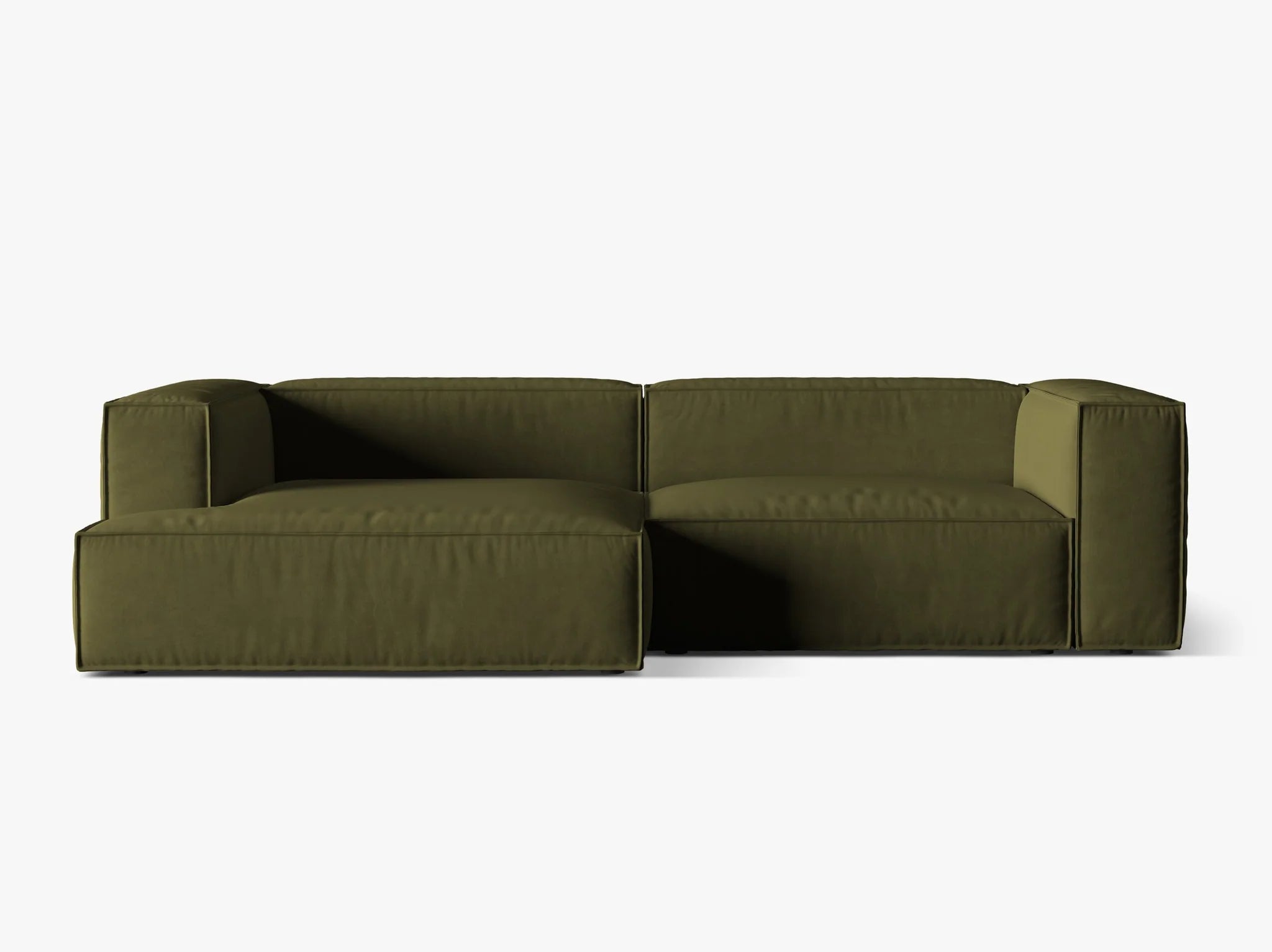 Nuria Ecksofa 292x147 mit Samt- Bouclé- oder Strukturstoff