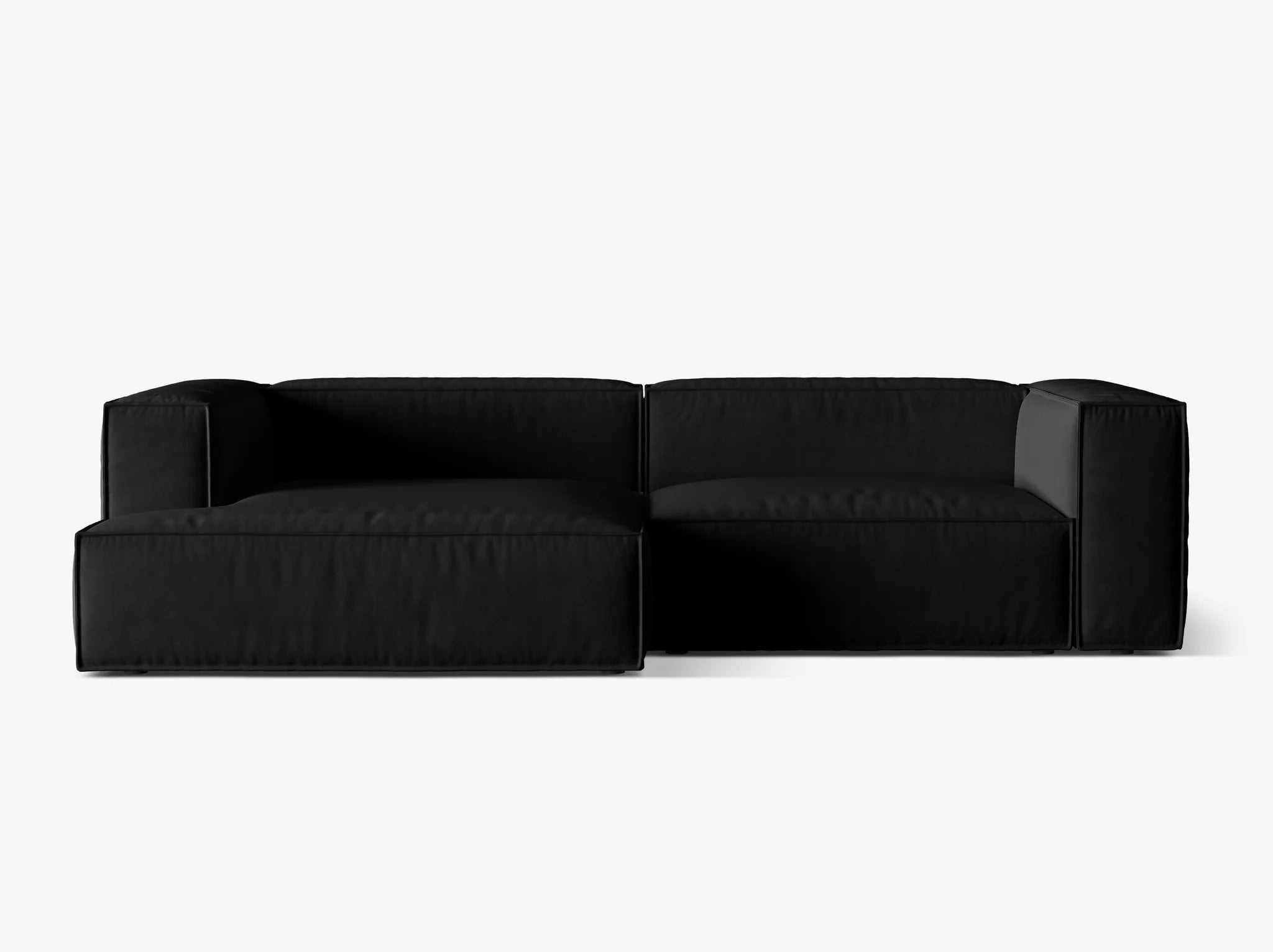 Nuria Ecksofa 292x147 mit Samt- Bouclé- oder Strukturstoff