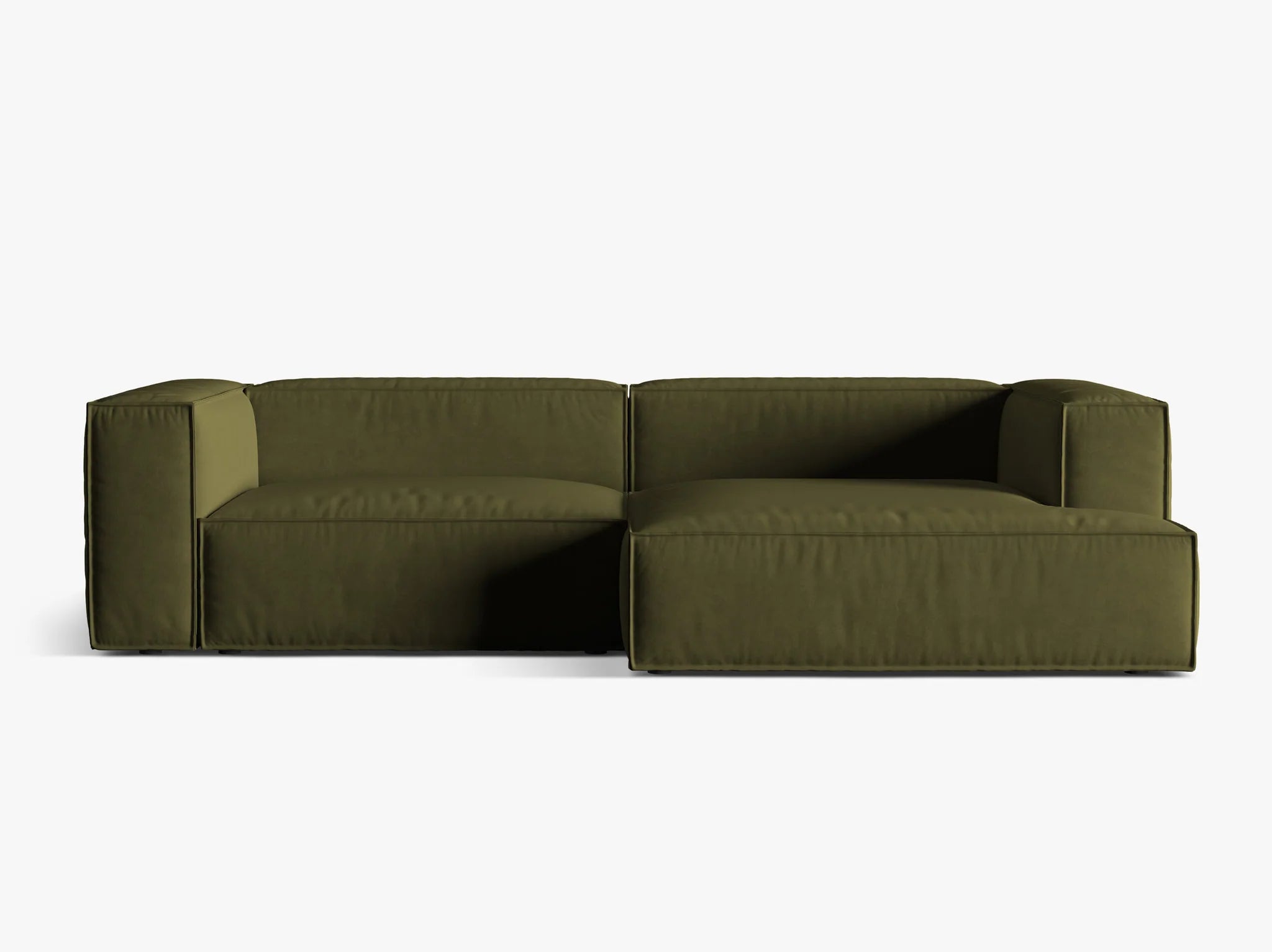 Nuria Ecksofa 292x147 mit Samt- Bouclé- oder Strukturstoff