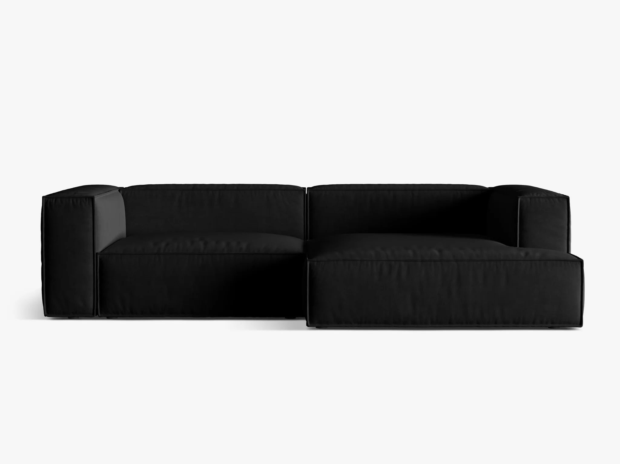 Nuria Ecksofa 292x147 mit Samt- Bouclé- oder Strukturstoff