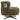 Lauren Drehsessel Moss Chevron - Seitenansicht mit Metallakzent