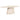 Clayton Beige Esstisch 220 cm – Gesamtansicht mit ovaler Platte und Mittelfuss