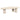 Clayton Beige Couchtisch organisch 160 × 80 cm – Gesamtansicht mit drei zylindrischen Tischbeinen