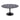 Dining table Blax 140Ø (Black)