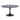 Dining table Blax 140Ø (Black)